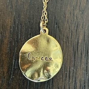 BCBG Cancer ♋️ Constellation gold necklace